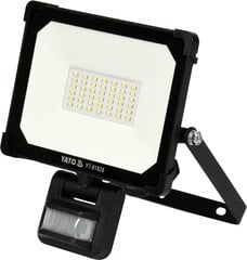 Светодиодный светильник SMD с датчиком движения 30Вт 3000лм Yato (YT-81828) цена и информация | Фонарики, прожекторы | hansapost.ee