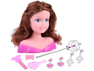Голова куклы для расчесывания с аксессуарами цена и информация | Игрушки для девочек | hansapost.ee