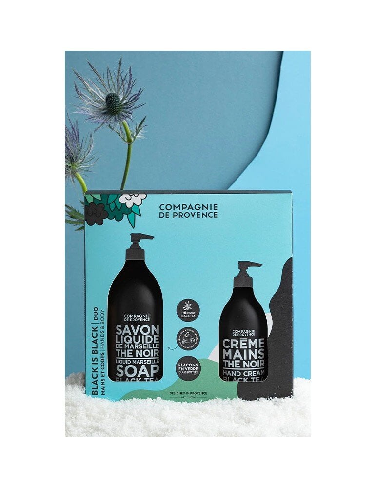 Komplekt Compagnie de Provence Black Tea:vedelseep 495 ml + kätekreem 300 ml hind ja info | Seebid | hansapost.ee