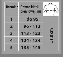 Ортопедический ремень, Toros Group, размер 5, черный цена и информация | Ортезы и бандажи | hansapost.ee