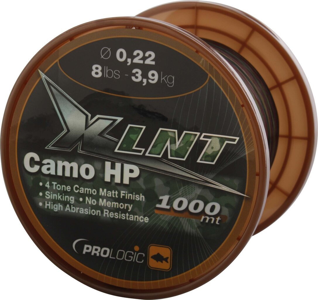 Tamiil Prologic XLNT HP 1000m 10lbs 4.8kg 0.25mm Camo (44690) hind ja info | Tamiilid | hansapost.ee