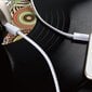 Dudao AUX mini jack 3.5mm 1m 3-pole stereo (L12S white) hind ja info | Mobiiltelefonide kaablid | hansapost.ee
