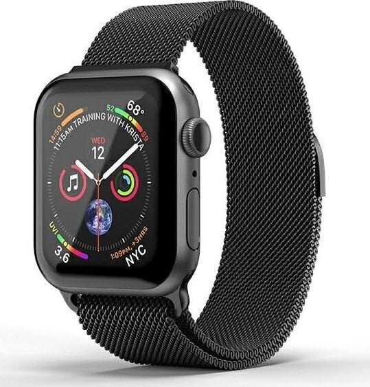 SuperDry Watchband kellale Apple Watch 38/40mm, must цена и информация | Nutikellade aksessuaarid ja tarvikud | hansapost.ee