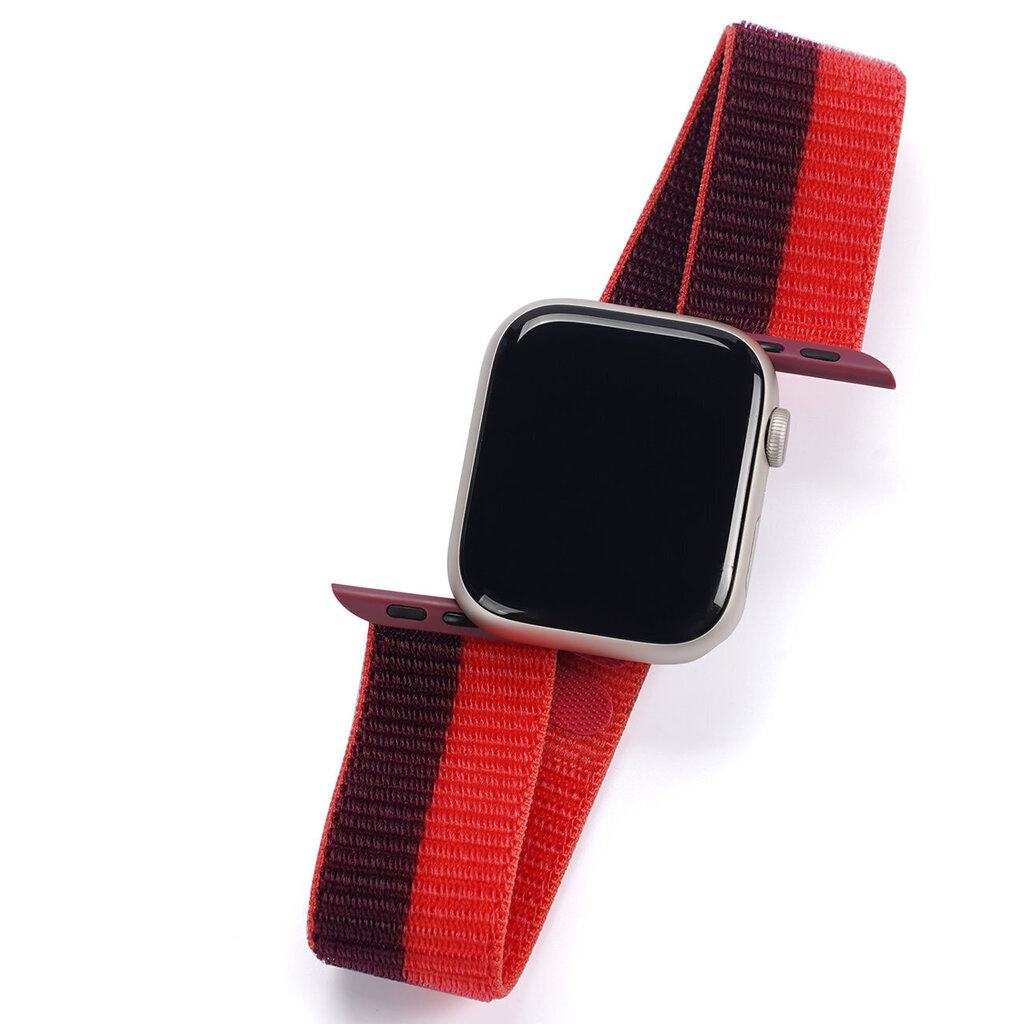 Dux Ducis Apple Watch 7 Band 7/6/5/4/3/2 / SE (41/40 / 38mm), punane цена и информация | Nutikellade aksessuaarid ja tarvikud | hansapost.ee