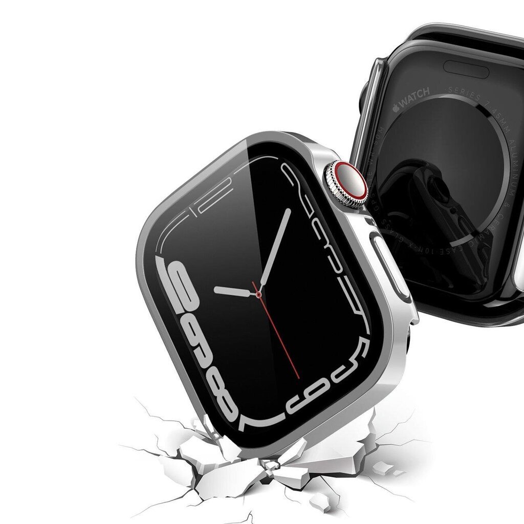 Dux Ducis Hamo Case kellale Apple Watch 6 44mm / Watch 5 44mm / Watch 4 44mm / Watch SE 44mm, hõbedane hind ja info | Nutikellade aksessuaarid ja tarvikud | hansapost.ee