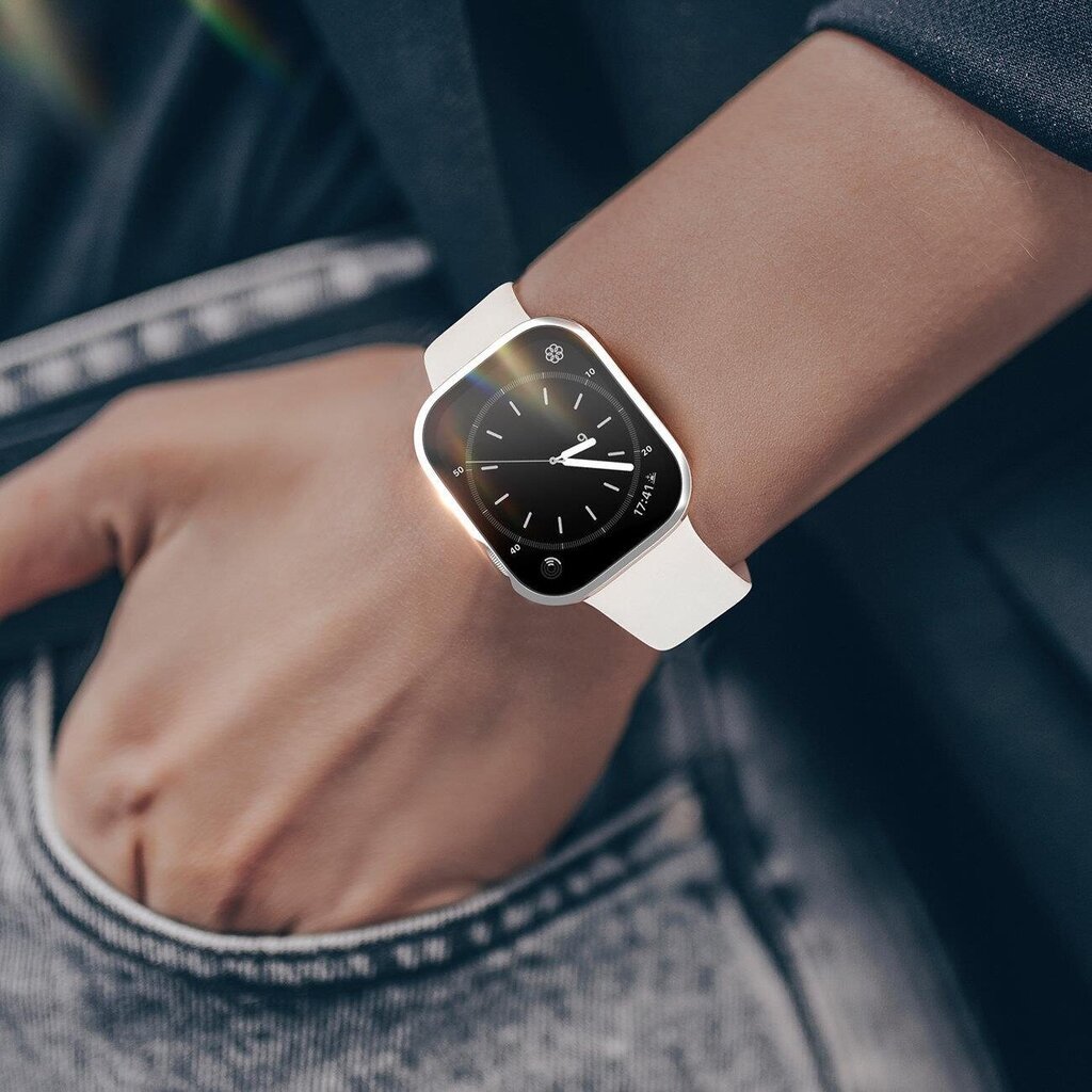 Dux Ducis Hamo Case kellale Apple Watch 6 44mm / Watch 5 44mm / Watch 4 44mm / Watch SE 44mm, hõbedane hind ja info | Nutikellade aksessuaarid ja tarvikud | hansapost.ee