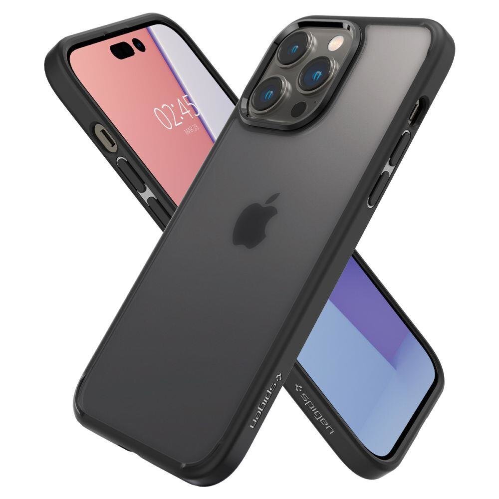 Spigen Ultra Hybrid iPhone 14 Pro FROST Black hind ja info | Telefonide kaitsekaaned ja -ümbrised | hansapost.ee