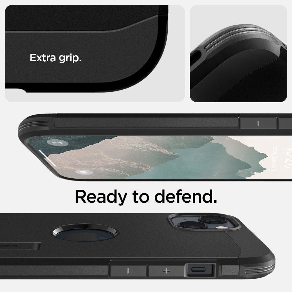 Spigen Tough Armor iPhone 14 Plus Black цена и информация | Telefonide kaitsekaaned ja -ümbrised | hansapost.ee