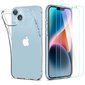 Spigen Crystal Pack iPhone 14 Plus Clear цена и информация | Telefonide kaitsekaaned ja -ümbrised | hansapost.ee