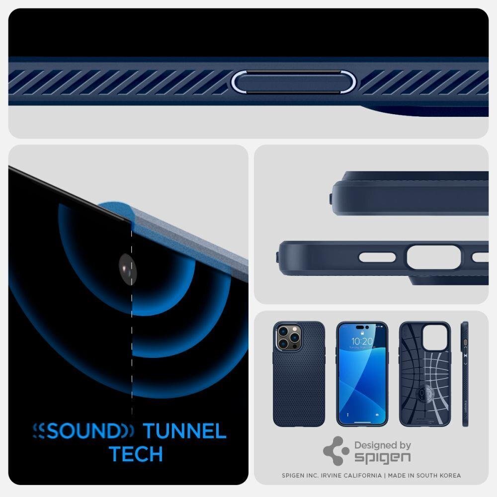 Spigen Liquid AIR iPhone 14 Pro Max Blue цена и информация | Telefonide kaitsekaaned ja -ümbrised | hansapost.ee