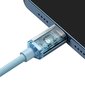 Baseus Crystal Shine Series USB Type C - Lightning Fast Charging Power Delivery 20W 1.2m (CAJY001303) hind ja info | Mobiiltelefonide kaablid | hansapost.ee
