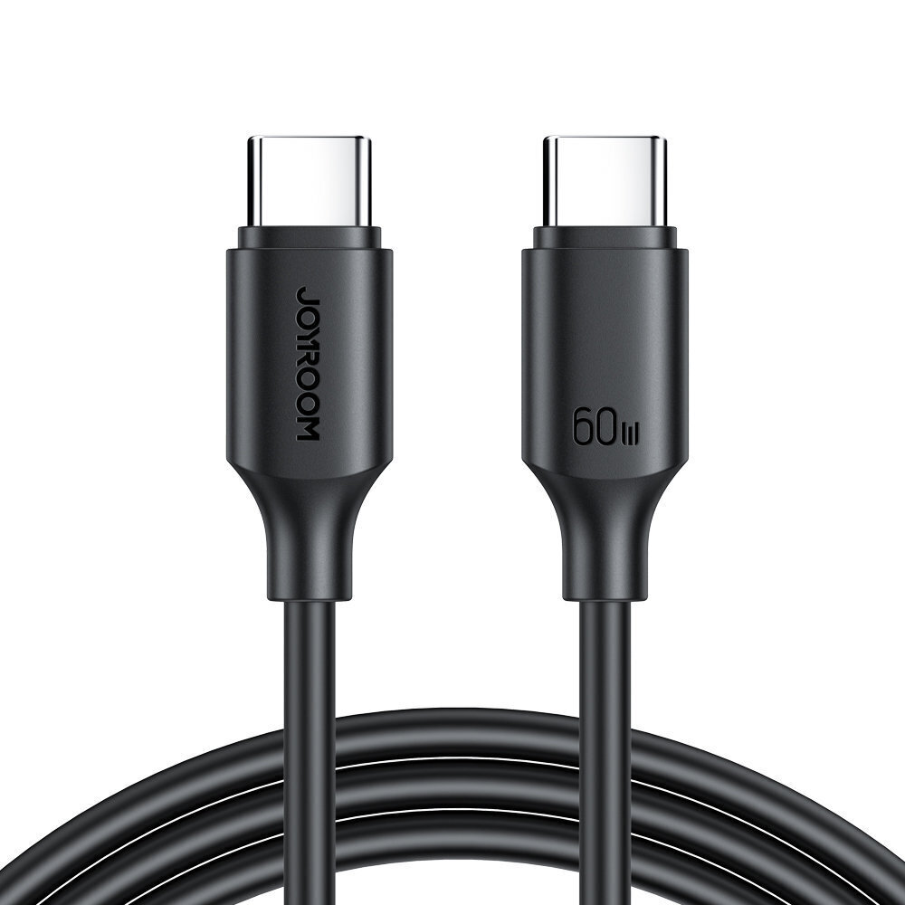 Joyroom USB-C - USB-C 480Mb / s 60W 1m (S-CC060A9) hind ja info | Mobiiltelefonide kaablid | hansapost.ee