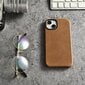 iCarer Leather iPhone 14 Plus Magnetic Leather with MagSafe Brown (WMI14220703-TN) цена и информация | Telefonide kaitsekaaned ja -ümbrised | hansapost.ee