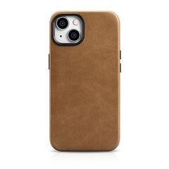 Кожаный чехол iCarer Leather iPhone14 Plus Magnetic Leather с MagSafe коричневый (WMI14220703-TN) цена и информация | Чехлы для телефонов | hansapost.ee