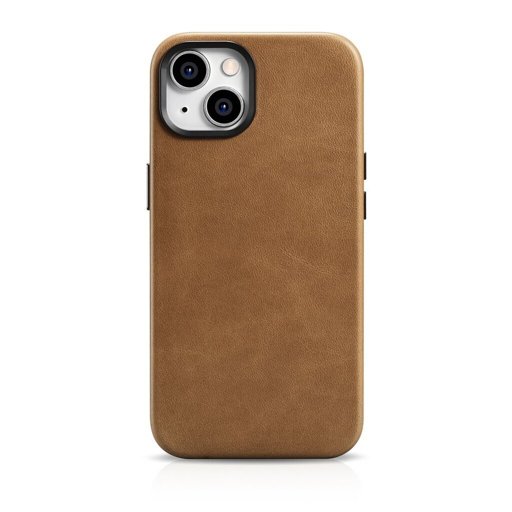 iCarer Leather iPhone 14 Plus Magnetic Leather with MagSafe Brown (WMI14220703-TN) hind ja info | Telefonide kaitsekaaned ja -ümbrised | hansapost.ee