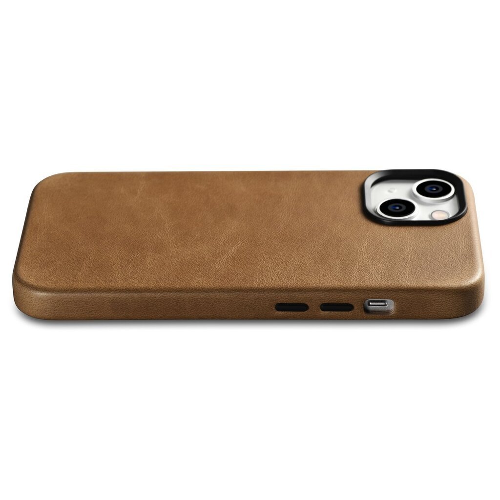 iCarer Leather iPhone 14 Plus Magnetic Leather with MagSafe Brown (WMI14220703-TN) hind ja info | Telefonide kaitsekaaned ja -ümbrised | hansapost.ee