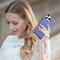 iCarer Leather iPhone 14 Pro Light Purple (WMI14220706-LP) (MagSafe Compatible) цена и информация | Telefonide kaitsekaaned ja -ümbrised | hansapost.ee