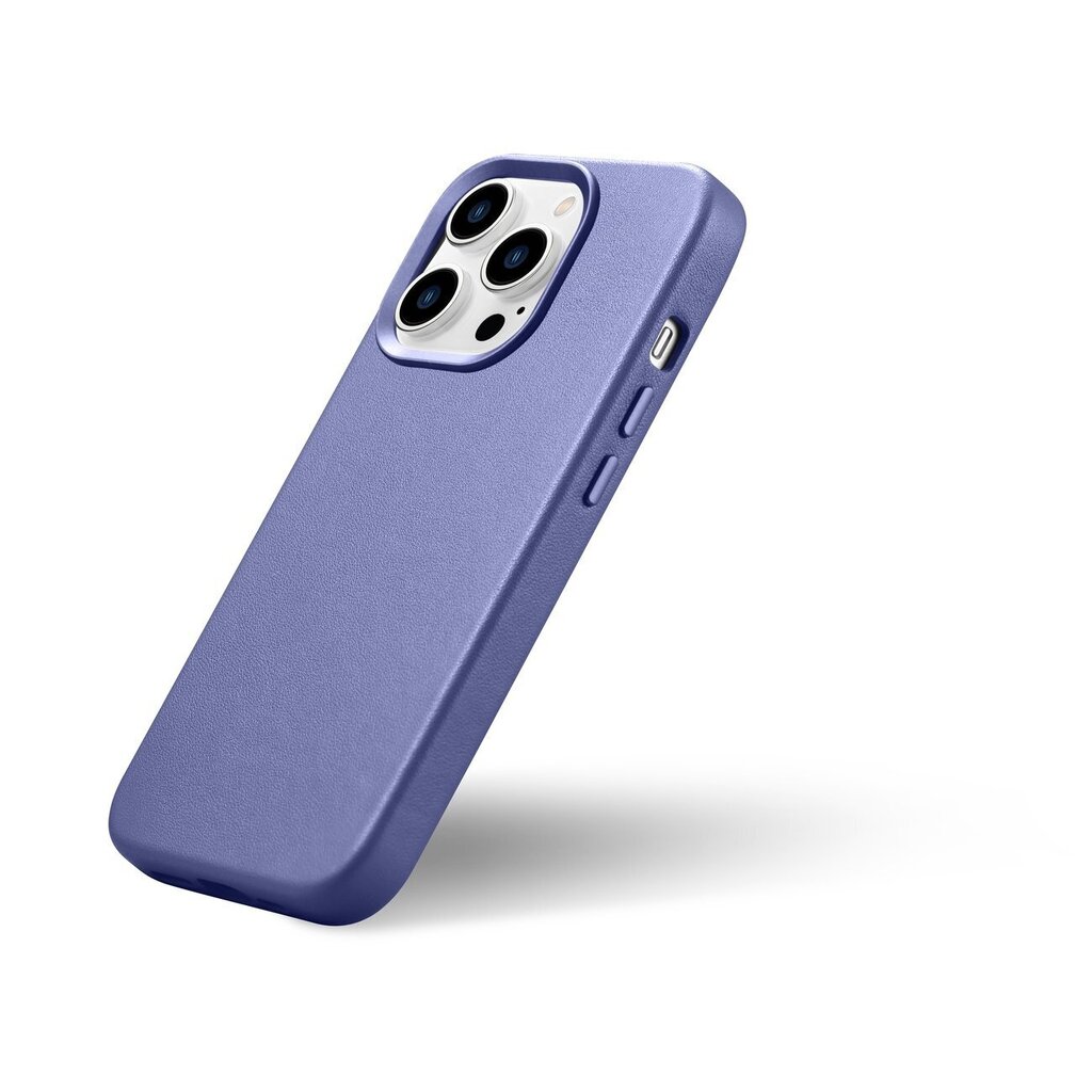 iCarer Leather iPhone 14 Pro Light Purple (WMI14220706-LP) (MagSafe Compatible) hind ja info | Telefonide kaitsekaaned ja -ümbrised | hansapost.ee