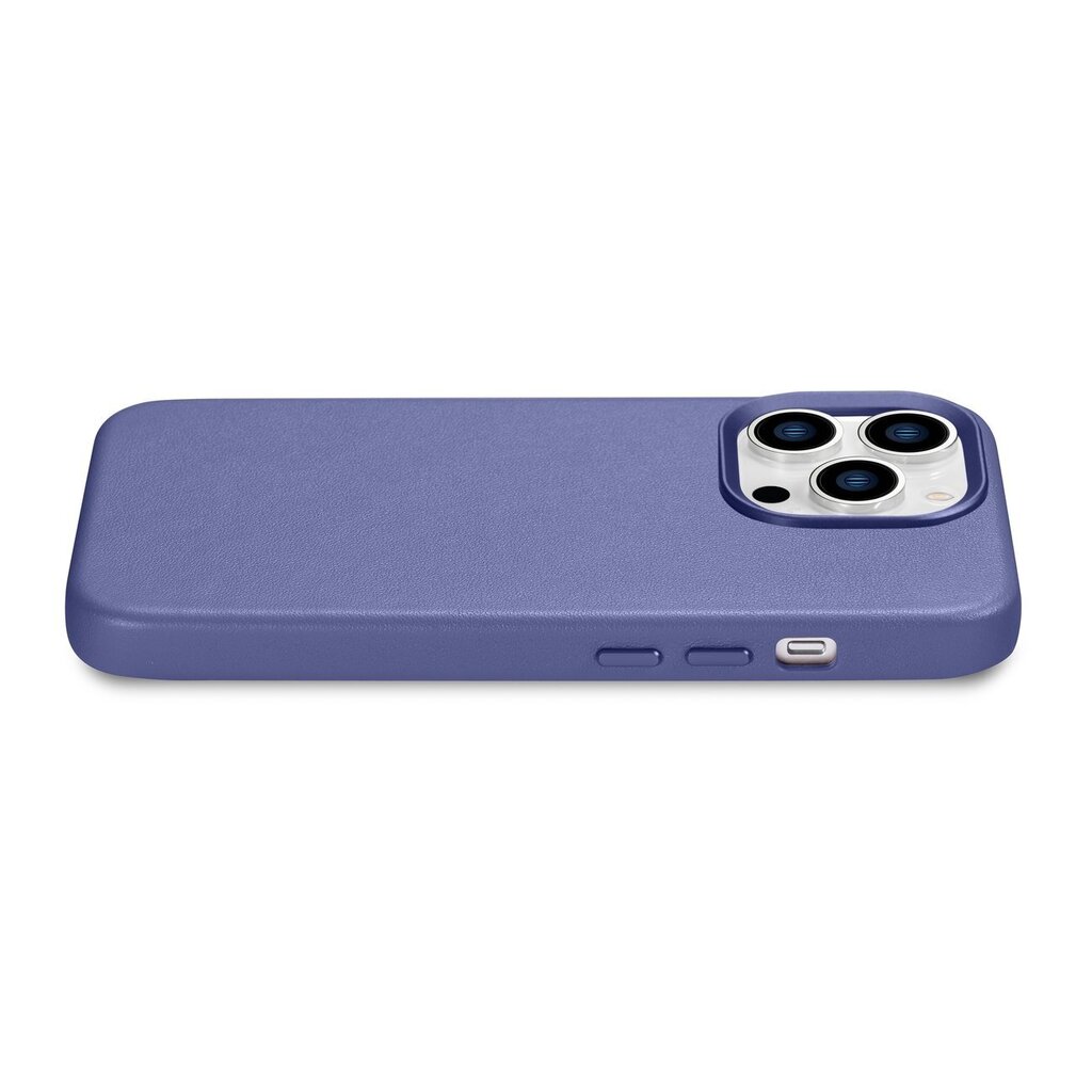 iCarer Leather iPhone 14 Pro Light Purple (WMI14220706-LP) (MagSafe Compatible) цена и информация | Telefonide kaitsekaaned ja -ümbrised | hansapost.ee