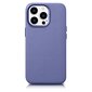 iCarer Leather iPhone 14 Pro Light Purple (WMI14220706-LP) (MagSafe Compatible) цена и информация | Telefonide kaitsekaaned ja -ümbrised | hansapost.ee