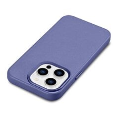 iCarer Leather iPhone 14 Pro Light Purple (WMI14220706-LP) (MagSafe Compatible) hind ja info | Telefonide kaitsekaaned ja -ümbrised | hansapost.ee