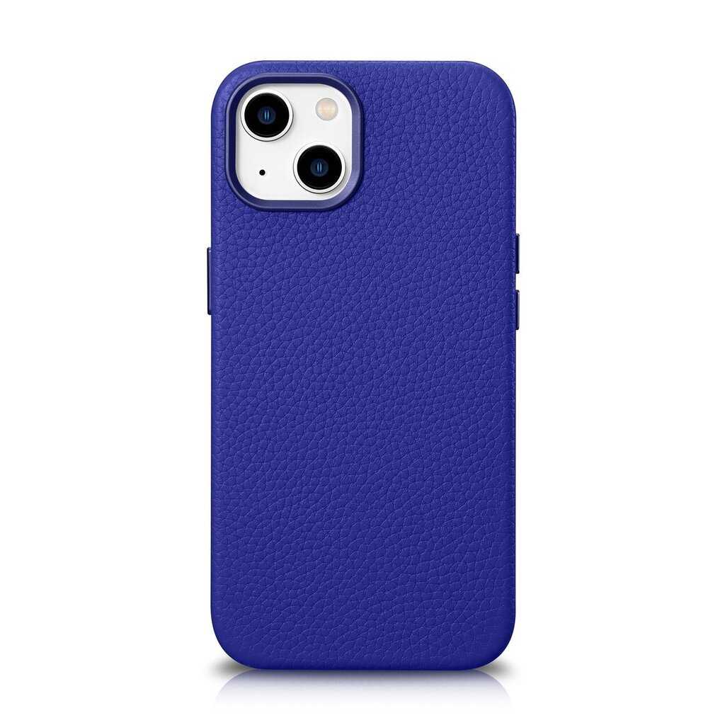 iCarer Litchi Leather iPhone 14 Magnetic MagSafe Dark Blue (WMI14220709-DB) hind ja info | Telefonide kaitsekaaned ja -ümbrised | hansapost.ee