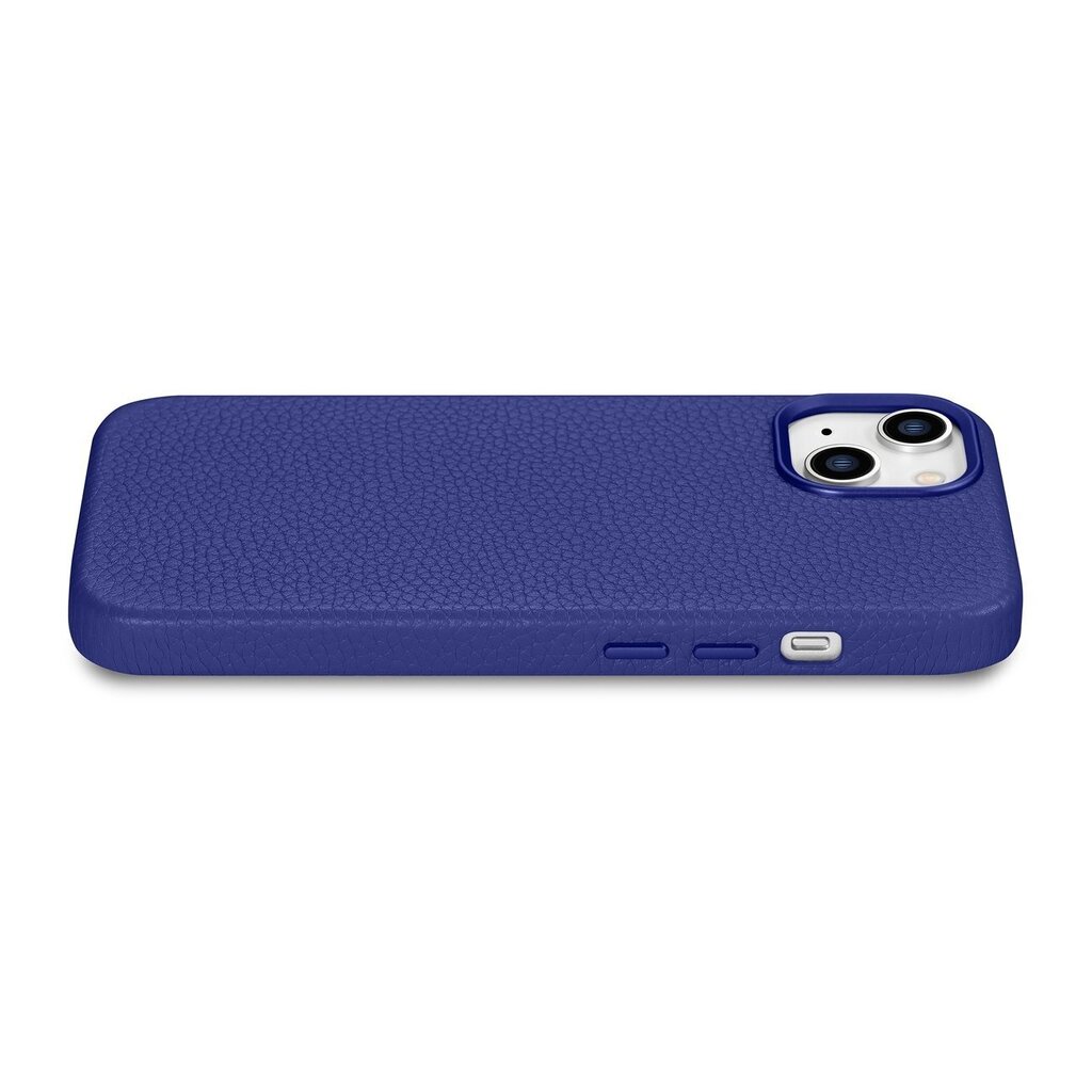 iCarer Litchi Leather iPhone 14 Magnetic MagSafe Dark Blue (WMI14220709-DB) hind ja info | Telefonide kaitsekaaned ja -ümbrised | hansapost.ee