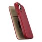 iCarer Leather iPhone 14 Flip Magnetic MagSafe Red (AKI14220705-RD) hind ja info | Telefonide kaitsekaaned ja -ümbrised | hansapost.ee