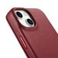 iCarer Leather iPhone 14 Flip Magnetic MagSafe Red (WMI14220713-RD) цена и информация | Telefonide kaitsekaaned ja -ümbrised | hansapost.ee