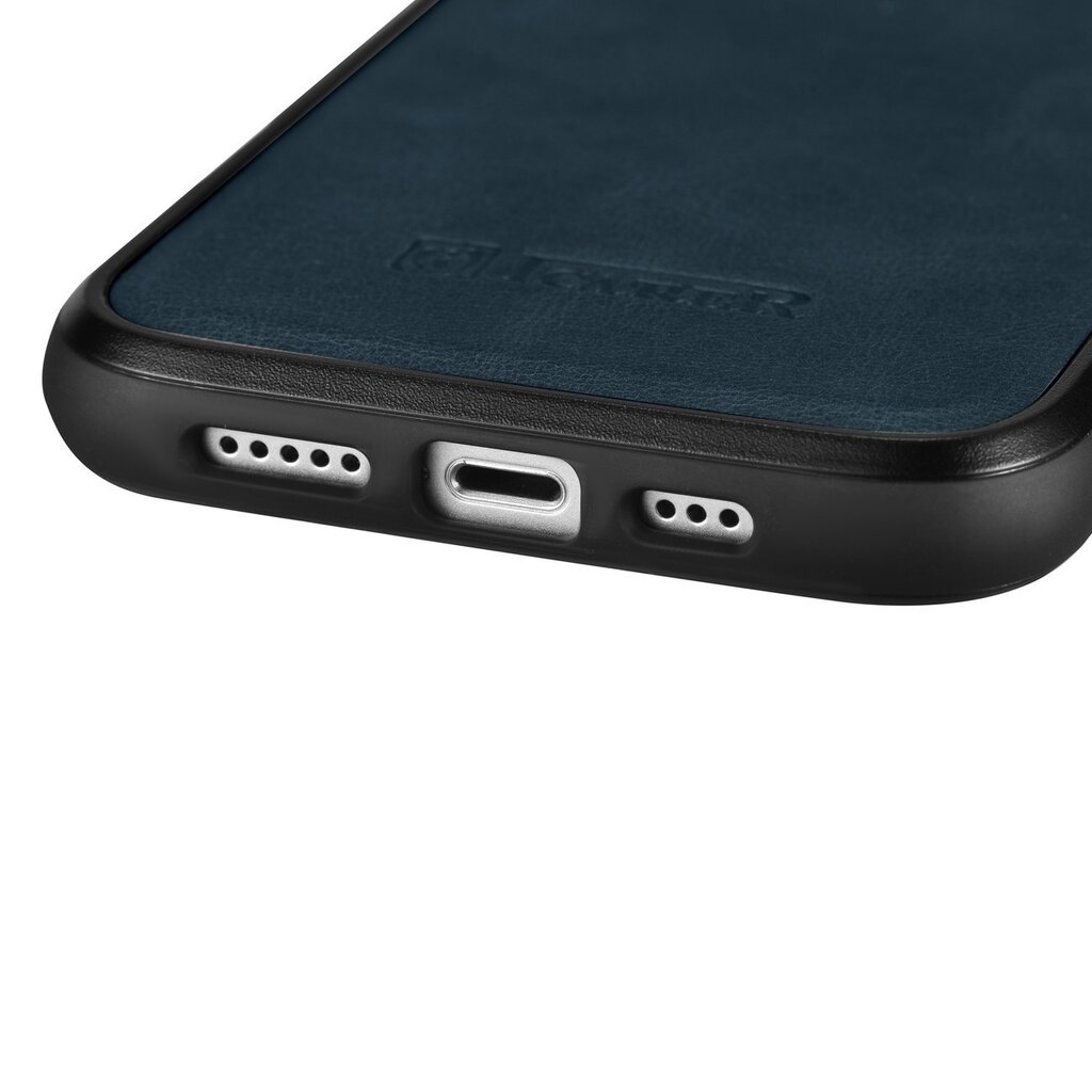 iCarer Leather iPhone 14 (MagSafe compatible) blue (WMI14220717-BU) hind ja info | Telefonide kaitsekaaned ja -ümbrised | hansapost.ee