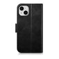iCarer 2in1 iPhone 14 Leather Flip Anti-RFID black (WMI14220721-BK) цена и информация | Telefonide kaitsekaaned ja -ümbrised | hansapost.ee