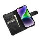 iCarer 2in1 iPhone 14 Leather Flip Anti-RFID black (WMI14220721-BK) hind ja info | Telefonide kaitsekaaned ja -ümbrised | hansapost.ee