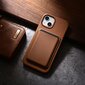 iCarer Leather iPhone 14 Plus brown (MagSafe compatible) цена и информация | Telefonide kaitsekaaned ja -ümbrised | hansapost.ee