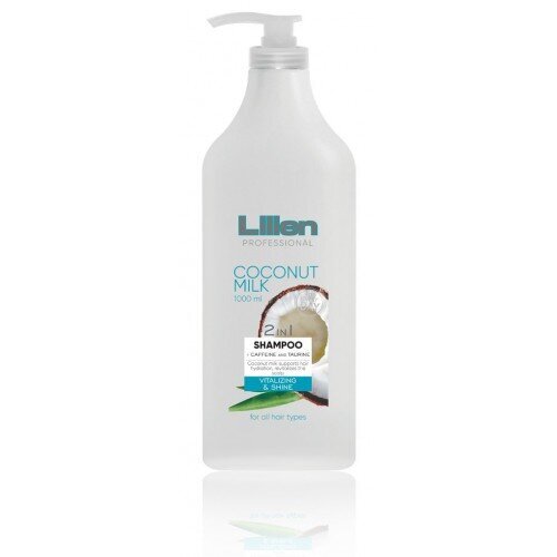 Elustav šampoon Kookospiim Lilien Professional 1000ml hind ja info | Šampoonid | hansapost.ee