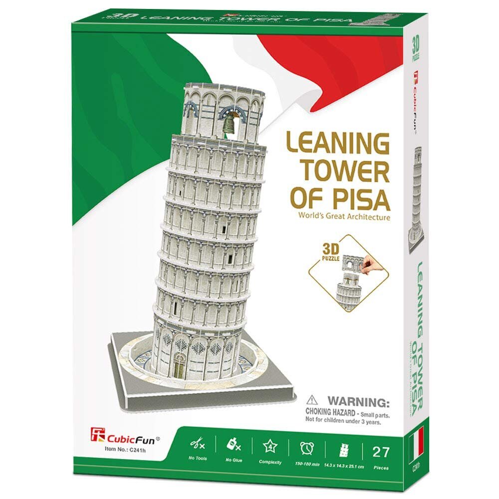 Pisa 3D puzzle kalduv torn hind ja info | Pusled lastele ja täiskasvanutele | hansapost.ee