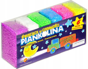 Plastiliin-Foam Glowing 6 Värvi hind ja info | Kunstitarbed, voolimise tarvikud | hansapost.ee