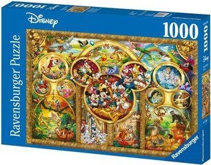 Ravensburger pusle 1000 tk Disney teemad hind ja info | Pusled lastele ja täiskasvanutele | hansapost.ee