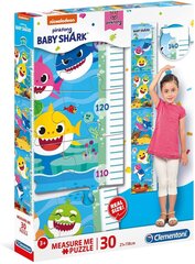 Pusle Clementoni - pikkusemõõtja Baby Shark 30 tk hind ja info | Arendavad laste mänguasjad | hansapost.ee