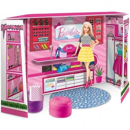 Lisciani Barbie Fashion Boutique mänguasjakomplekt koos nukuga, 4+ цена и информация | Mänguasjad tüdrukutele | hansapost.ee