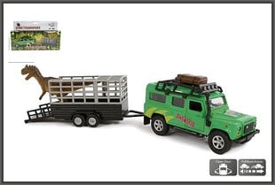 Maastur Land Rover dinosauruse haagisega цена и информация | Игрушки для мальчиков | hansapost.ee