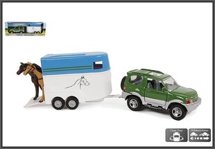 Внедорожник с прицепом и лошадьми цена и информация | Игрушки для мальчиков | hansapost.ee