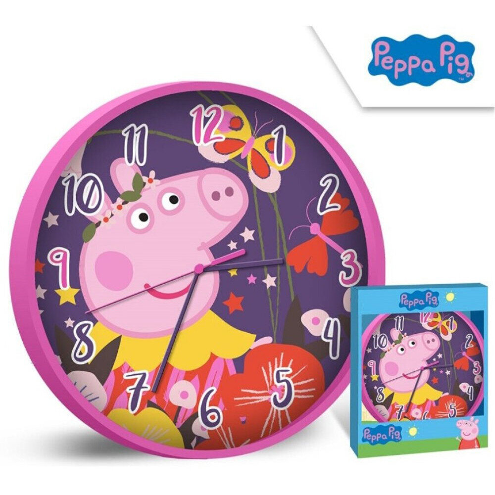 Seinakell Peppa Pig, 25 cm цена и информация | Aksessuaarid lastele | hansapost.ee