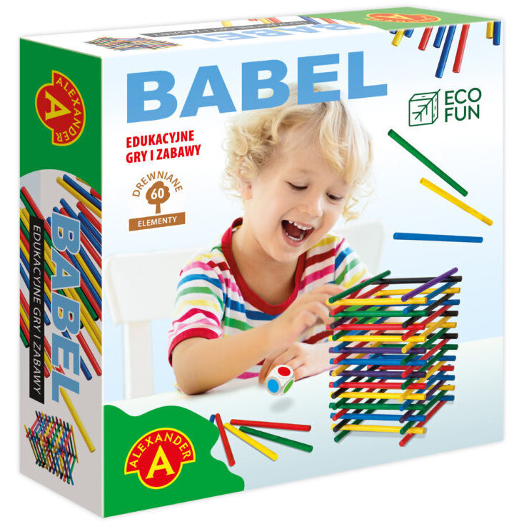 Eco Fun Wooden Babel Play цена и информация | Klotsid ja konstruktorid | hansapost.ee