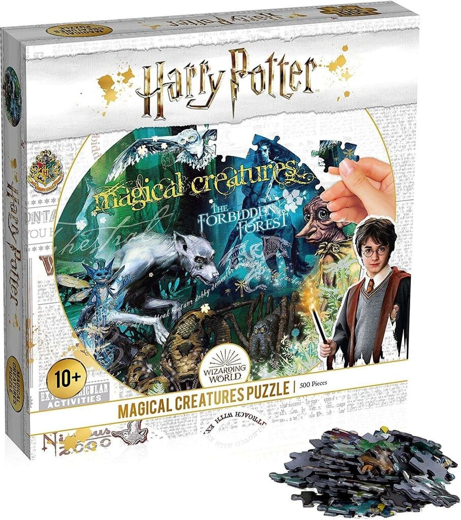 Harry Potter Jigsaw pusle – Maagiline olend цена и информация | Pusled lastele ja täiskasvanutele | hansapost.ee