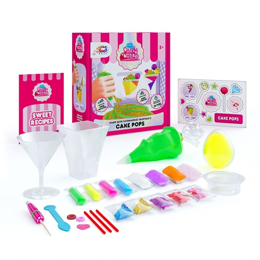 Voolimistarbed - plastiliini komplekt Cake pops, Candy Cream hind ja info | Arendavad laste mänguasjad | hansapost.ee