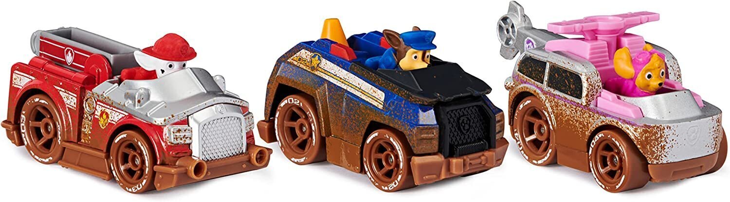 Paw Patrol True Metal Off Road Mud - Skye + Marshall + Chase price and information | Mänguasjad tüdrukutele | hansapost.ee