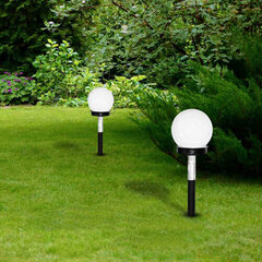 Eko-Light BLACK SOLAR GARDEN LAMP PLASTIC hind ja info | Aiavalgustid ja õuevalgustid | hansapost.ee