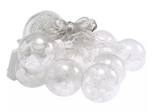 Светодиодные карнизы подвесные шары 108LED теплый белый свет, 3 м  цена и информация | Уличные светильники | hansapost.ee