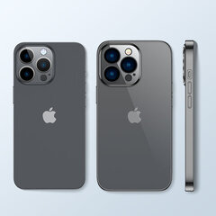 Joyroom 14Q Case for iPhone 14 cover with metallic frame black (JR-14Q1-black) hind ja info | Telefonide kaitsekaaned ja -ümbrised | hansapost.ee