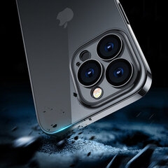 Joyroom 14Q Case for iPhone 14 Pro Cover with metallic frame black (JR-14Q2-black) hind ja info | Telefonide kaitsekaaned ja -ümbrised | hansapost.ee